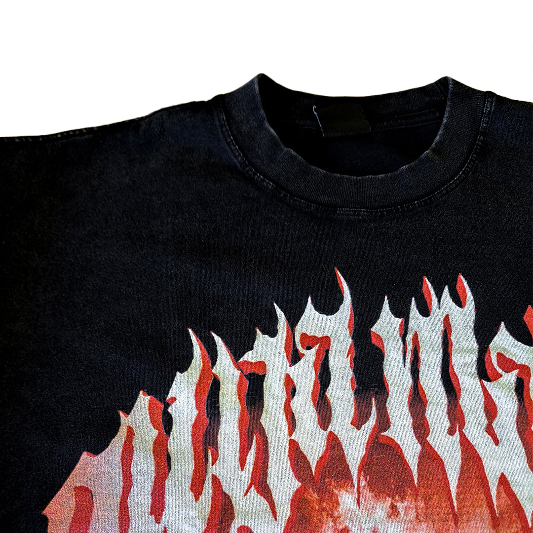 Sacred Select Temple of Ash Distressed Box Tee - Vintage Black
