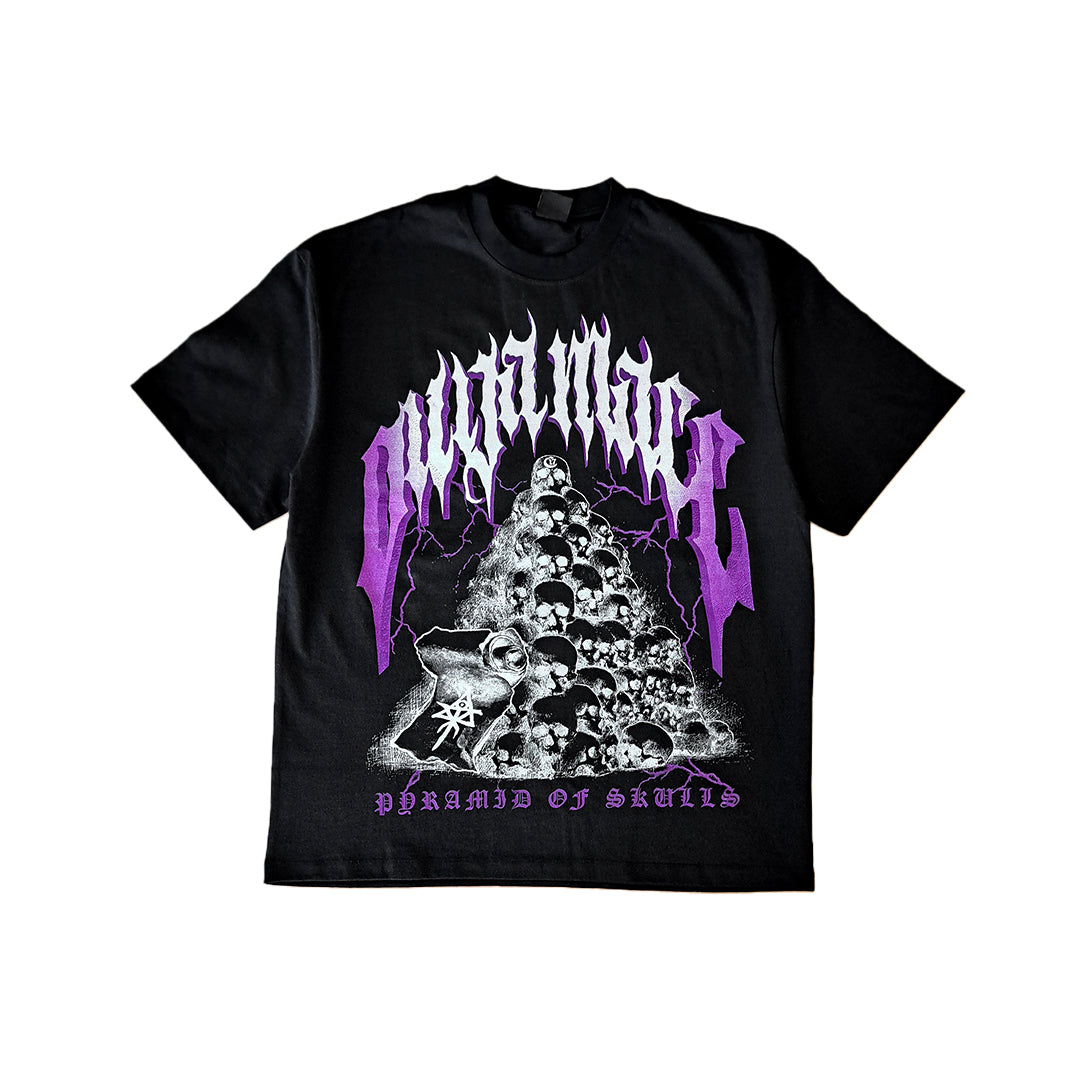Sacred Select Pyramid of Skulls Box Tee - Black