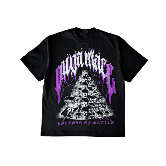 Sacred Select Pyramid of Skulls Box Tee - Black