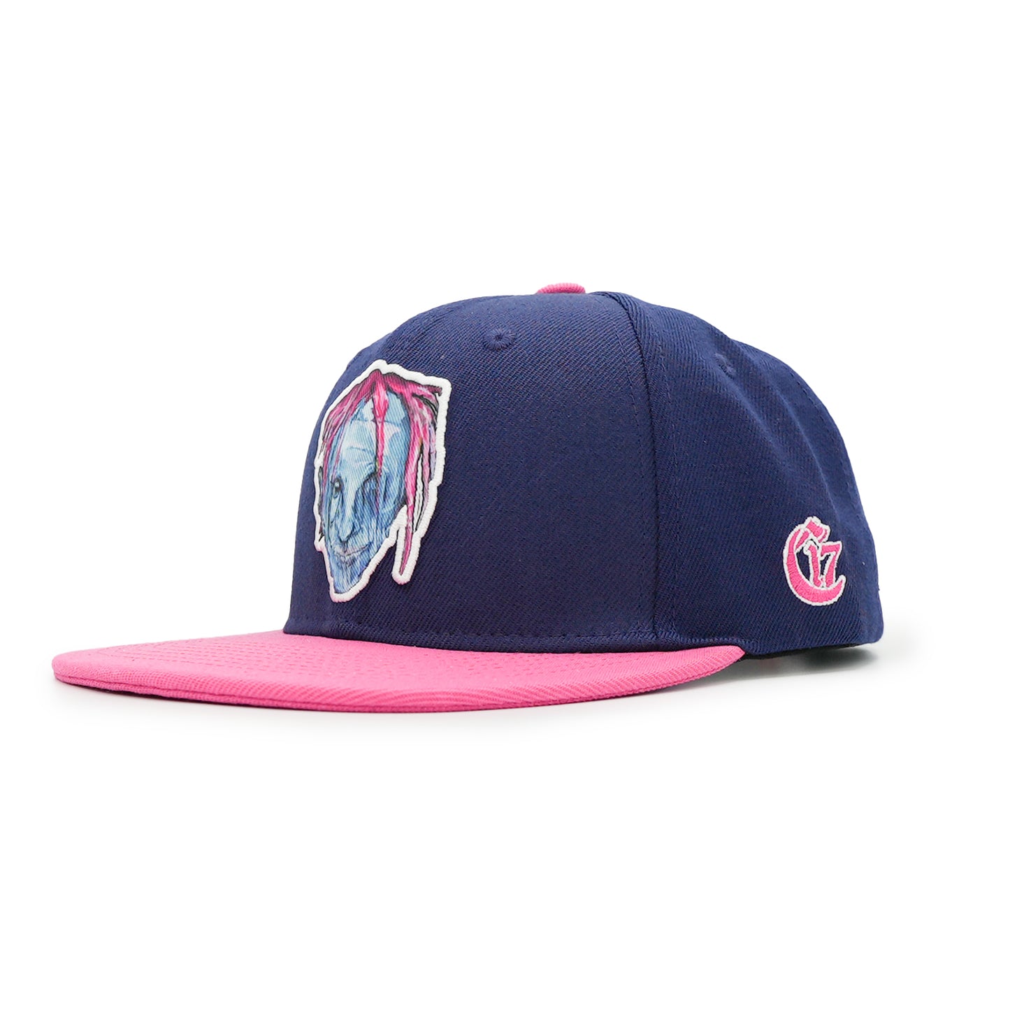 Elements Snapback - Stalewind - Navy and Pink
