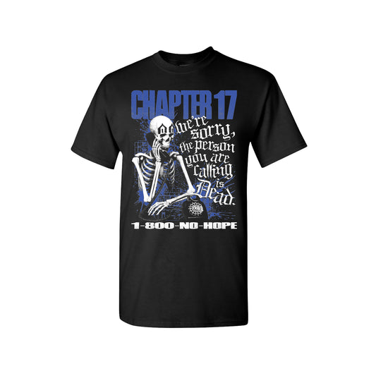 Chapter 17 - You're Dead Tee - Black w/ Blue