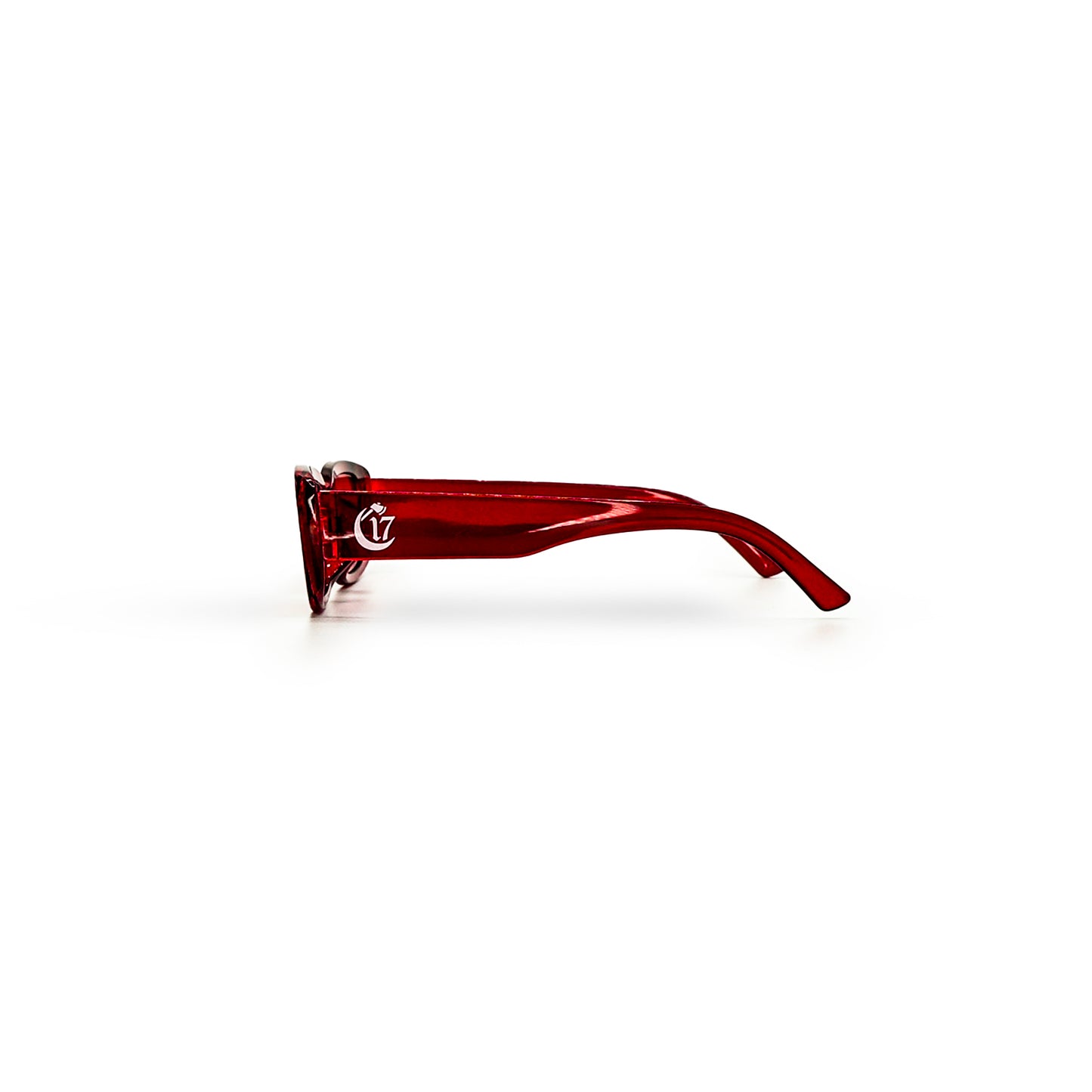 Chapter 17 Low Profile Sunglasses - Glossy Blood Red