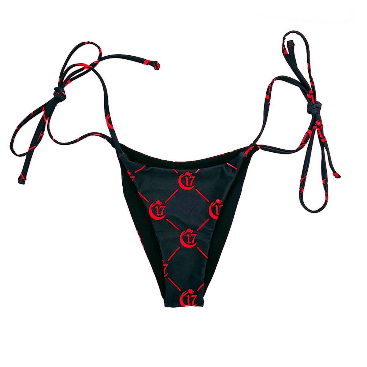 Chapter 17 - Bikini Top & Bottom combo Black and Red