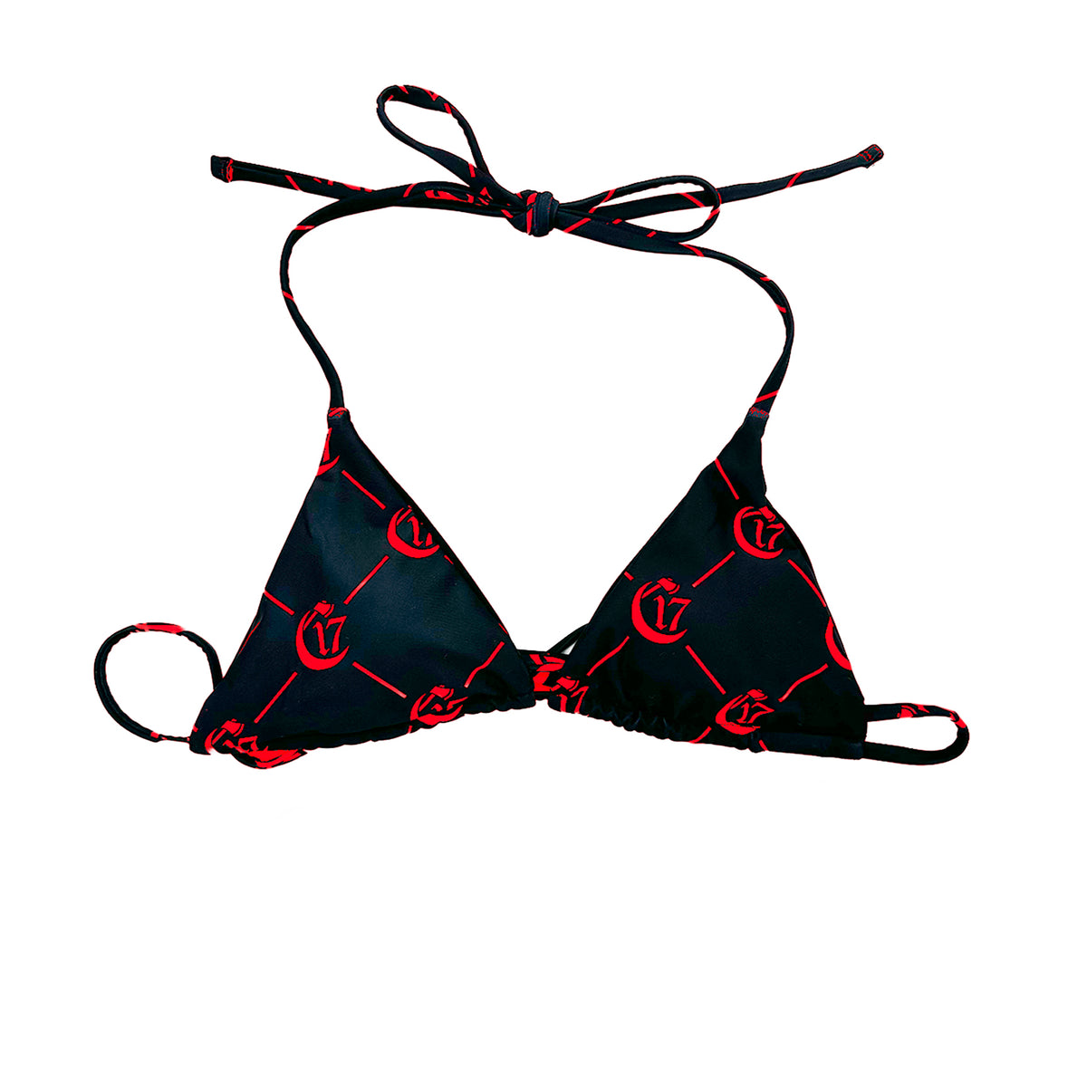 Chapter 17 - Bikini Top & Bottom combo Black and Red