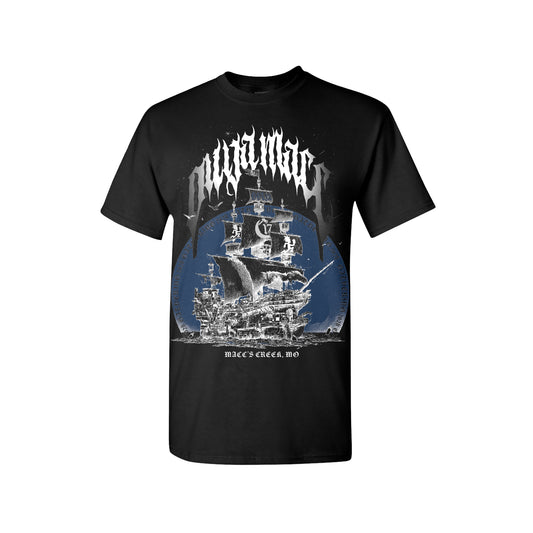 Ouija Macc - Macc's Creek Pirate Ship - Blue - Tee