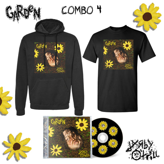 Combo 4 - Hoodie + Shirt + CD - DARBY O'TRILL - GARDEN [PRE-ORDER]