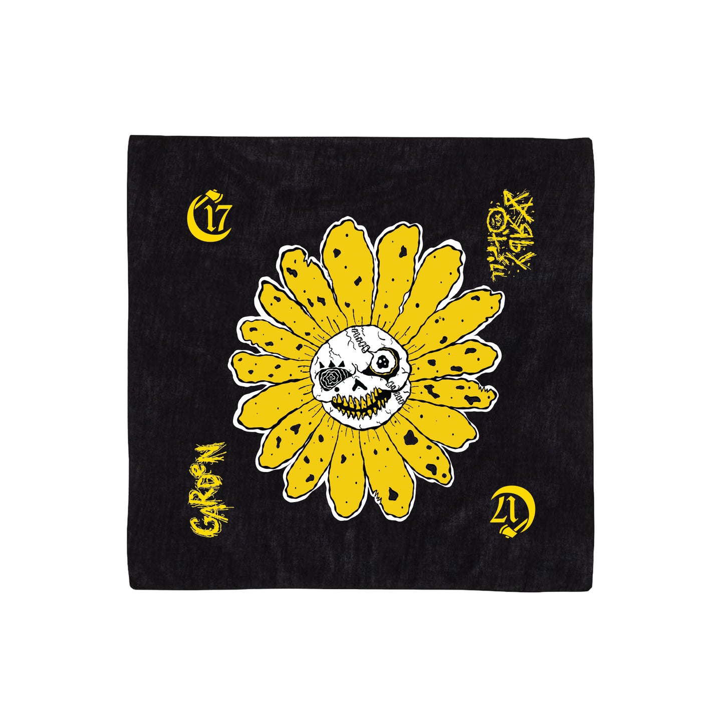 DARBY O'TRILL - GARDEN - Album Bandana - Black [PRE-ORDER]