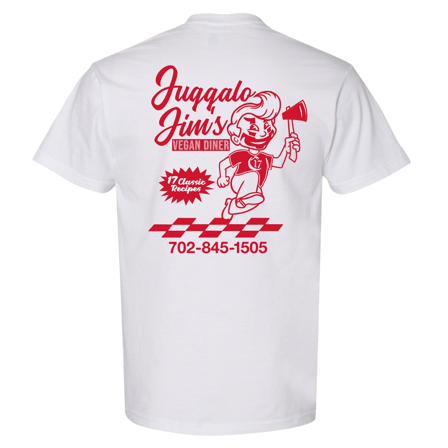 Juggalo Jim's Vegan Diner - Short sleeve - White