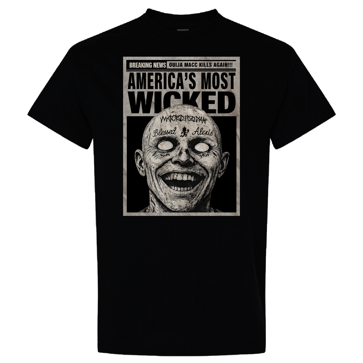 America's Most Wicked - Breaking News - Black Tee [Pre-Order]