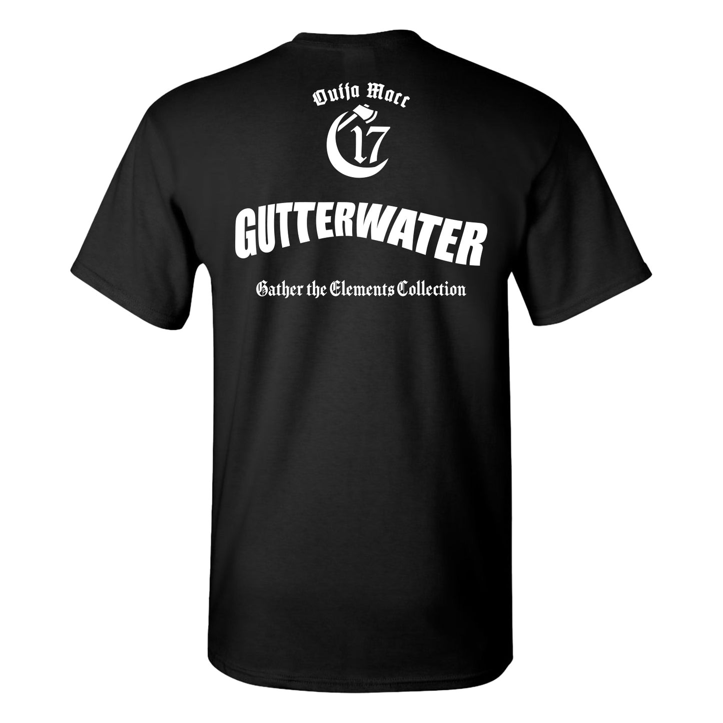 Ouija Macc - Gutterwater - Gather the Elements Collection - Black Tee [Pre-Order]