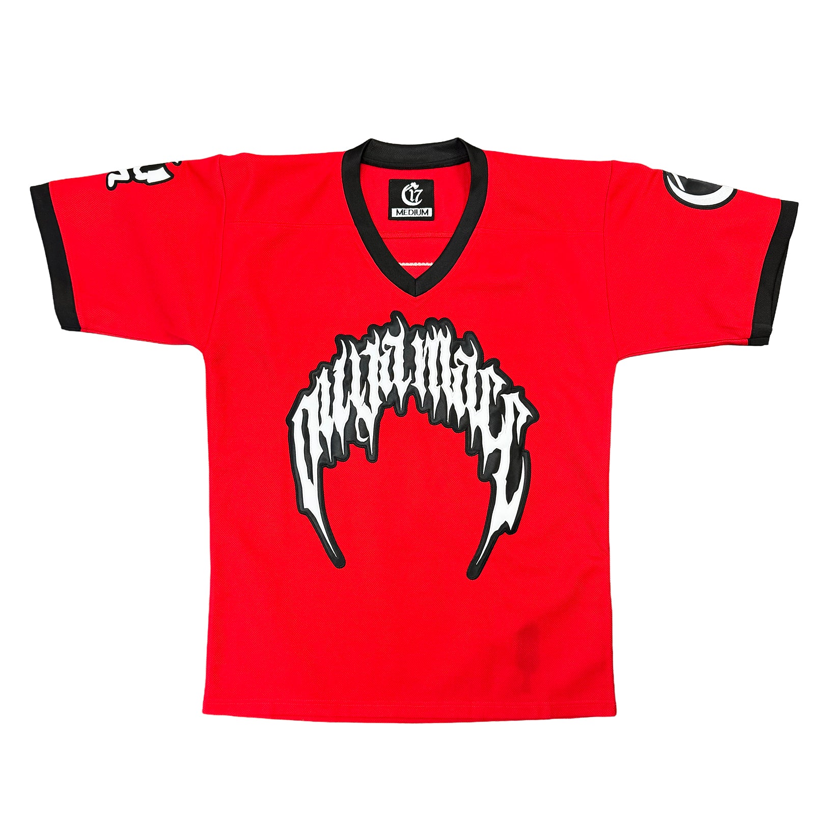 Ouija Macc - Dirtbag Throwbacc - Football Jersey - Red – chapter17