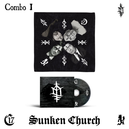 Combo 1 - Bandana + SUNKEN CHURCH CD [PRE-ORDER]
