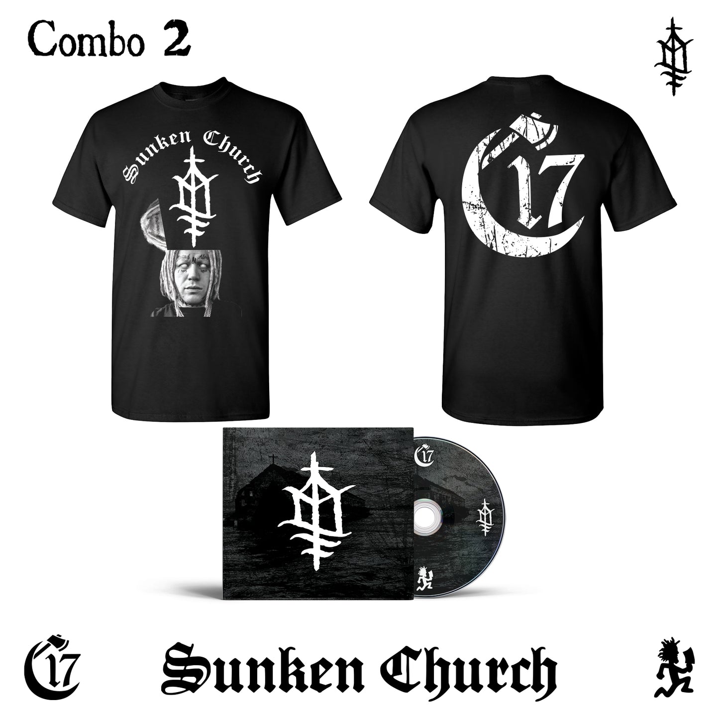 Combo 2 - Shirt + SUNKEN CHURCH CD [PRE-ORDER]