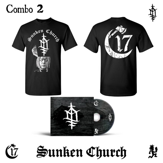Combo 2 - Shirt + SUNKEN CHURCH CD [PRE-ORDER]