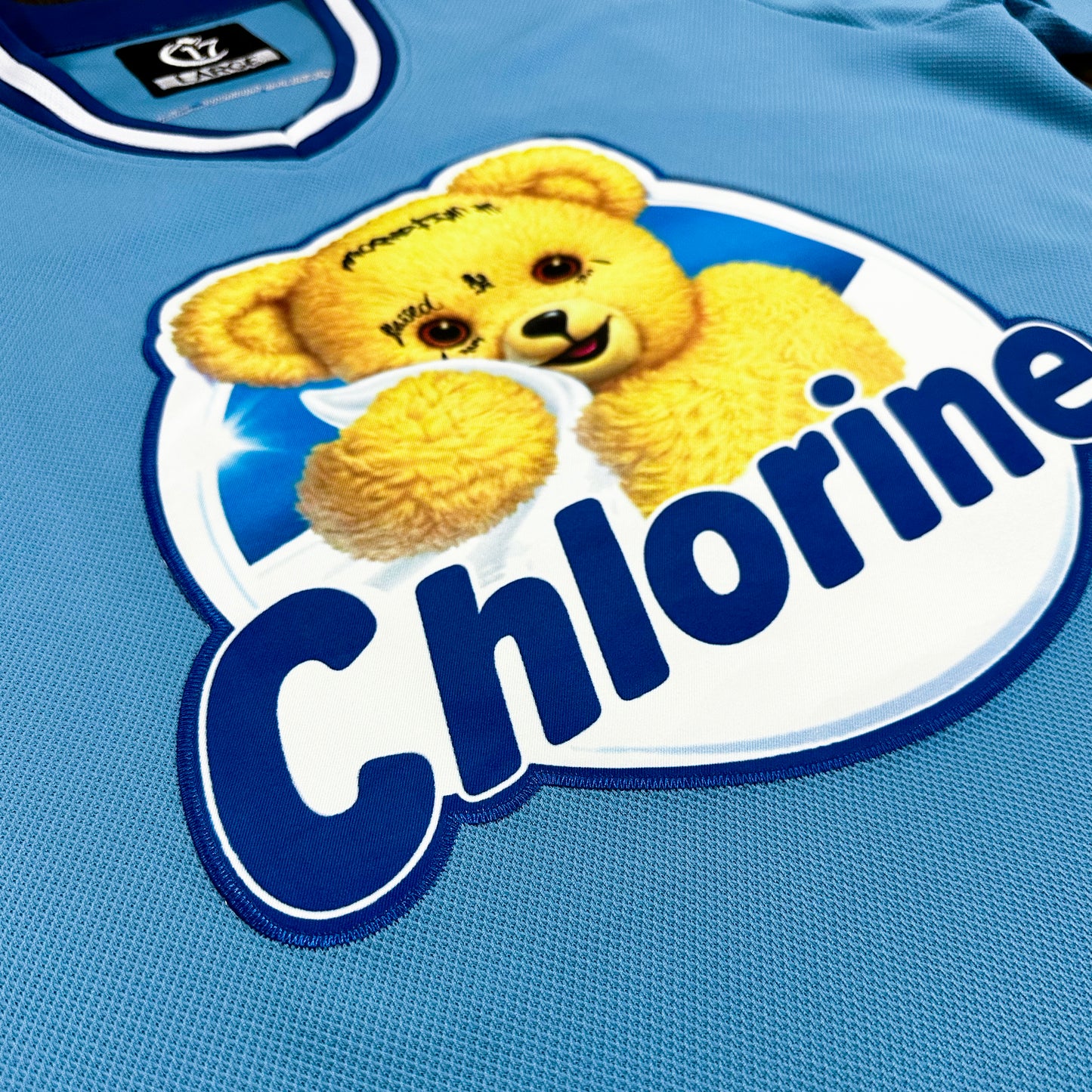 Chlorine Snuggalo - V-neck pullover Jersey - Baby Blue