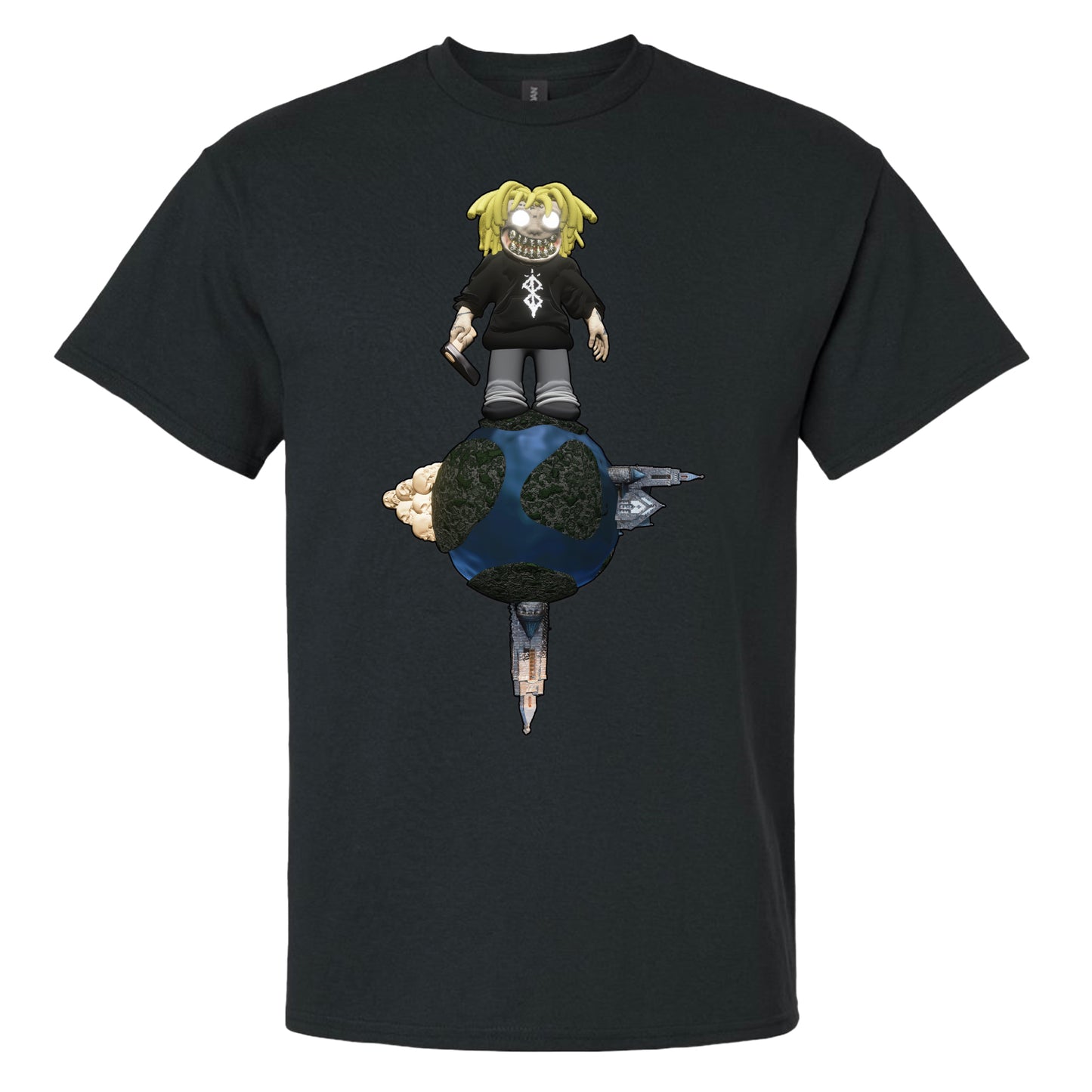 Darcc Planet Deluxe - Black T-Shirt