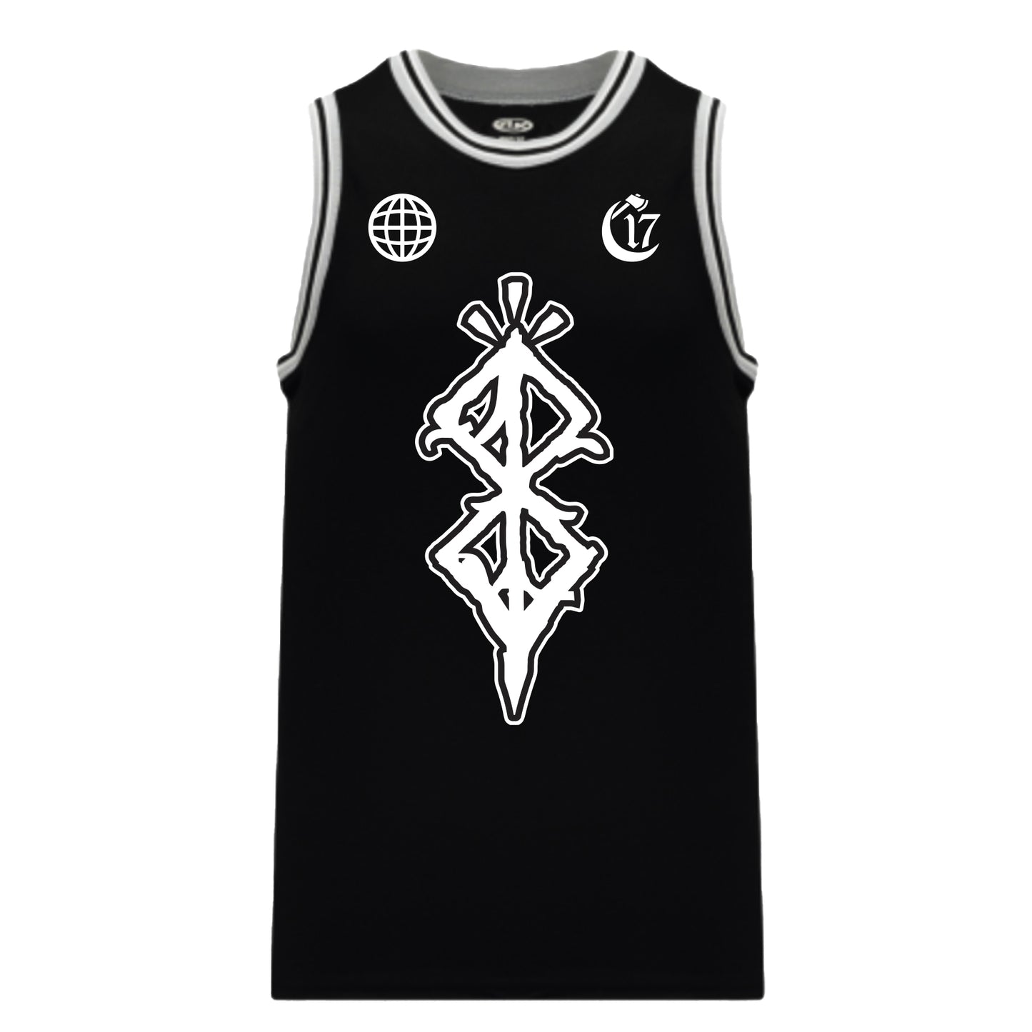 Darcc Planet Basketball Jersey - Black