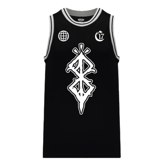 Darcc Planet Basketball Jersey - Black