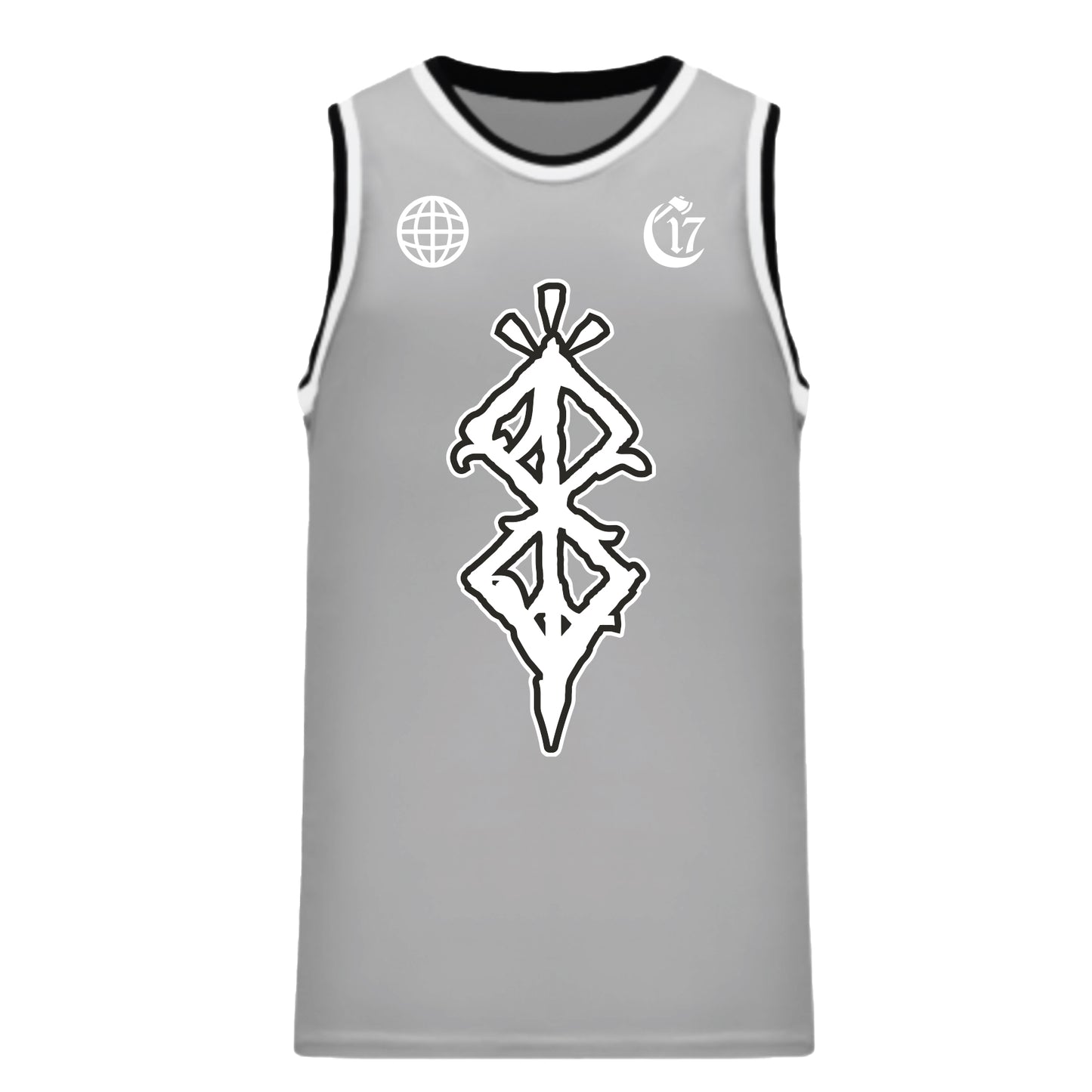 Darcc Planet Basketball Jersey - Gray