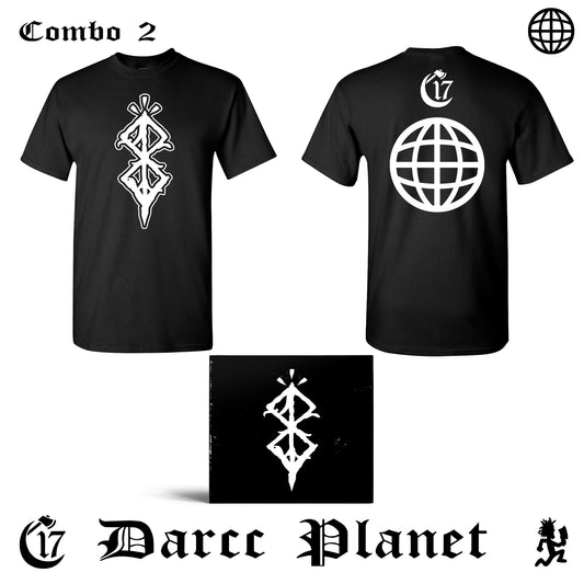 Combo 2 - Shirt + DARCC PLANET CD [PRE-ORDER]