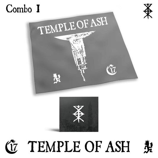 Combo 1 - Bandana + Temple of Ash CD [PRE-ORDER]