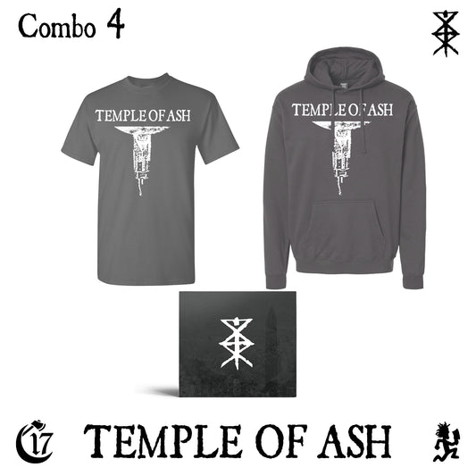 Combo 4 - Hoodie + Shirt + TEMPLE OF ASH [PRE-ORDER]