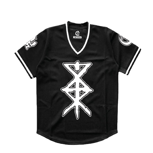 TEMPLE OF ASH - V-Neck Jersey with 3M reflective accent [PRE-ORDER]