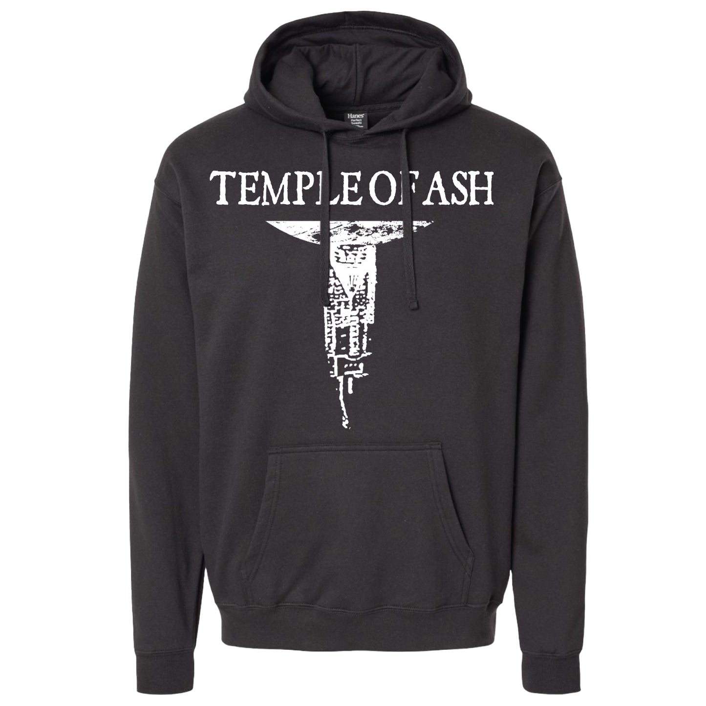 TEMPLE OF ASH - TEMPLE symbol Hoodie - Black [PRE-ORDER]