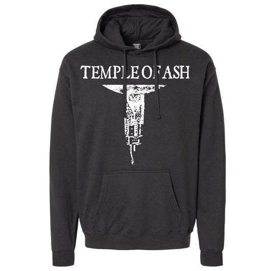 TEMPLE OF ASH - TEMPLE symbol Hoodie - Black [PRE-ORDER]