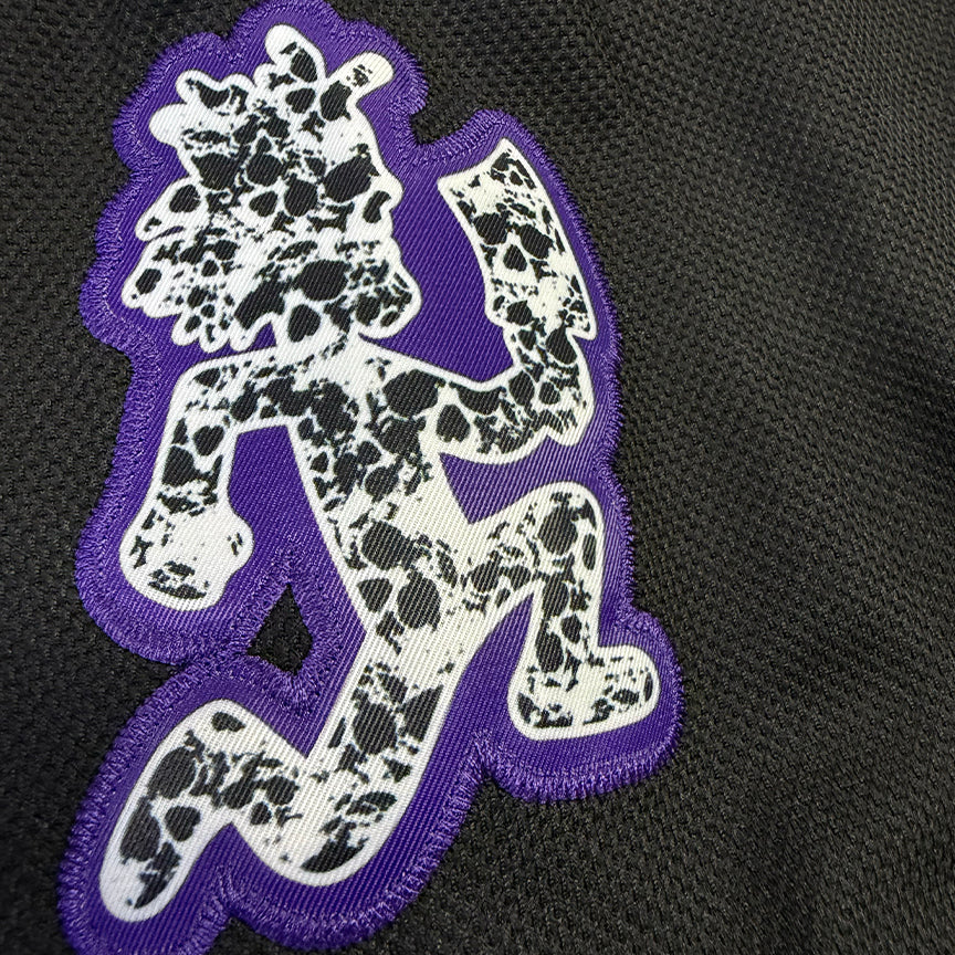 Pyramid of Skulls- Football Jersey - Purple and Black