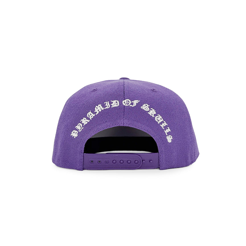 Pyramid of Skulls - Snapback - Purple
