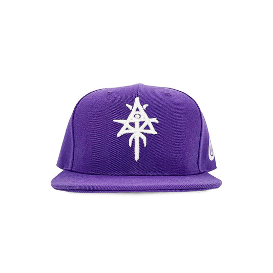 Pyramid of Skulls - Snapback - Purple