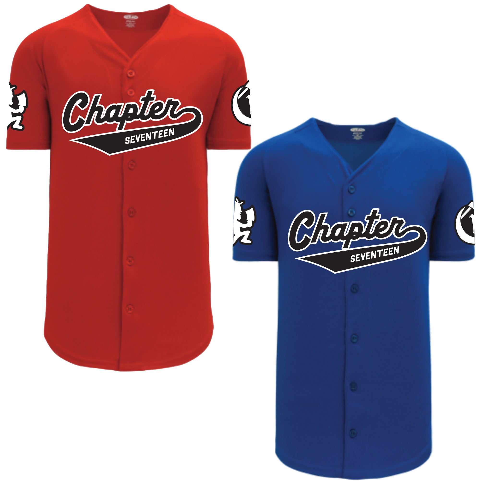 Chapter 17 Baseball button up jersey – chapter17