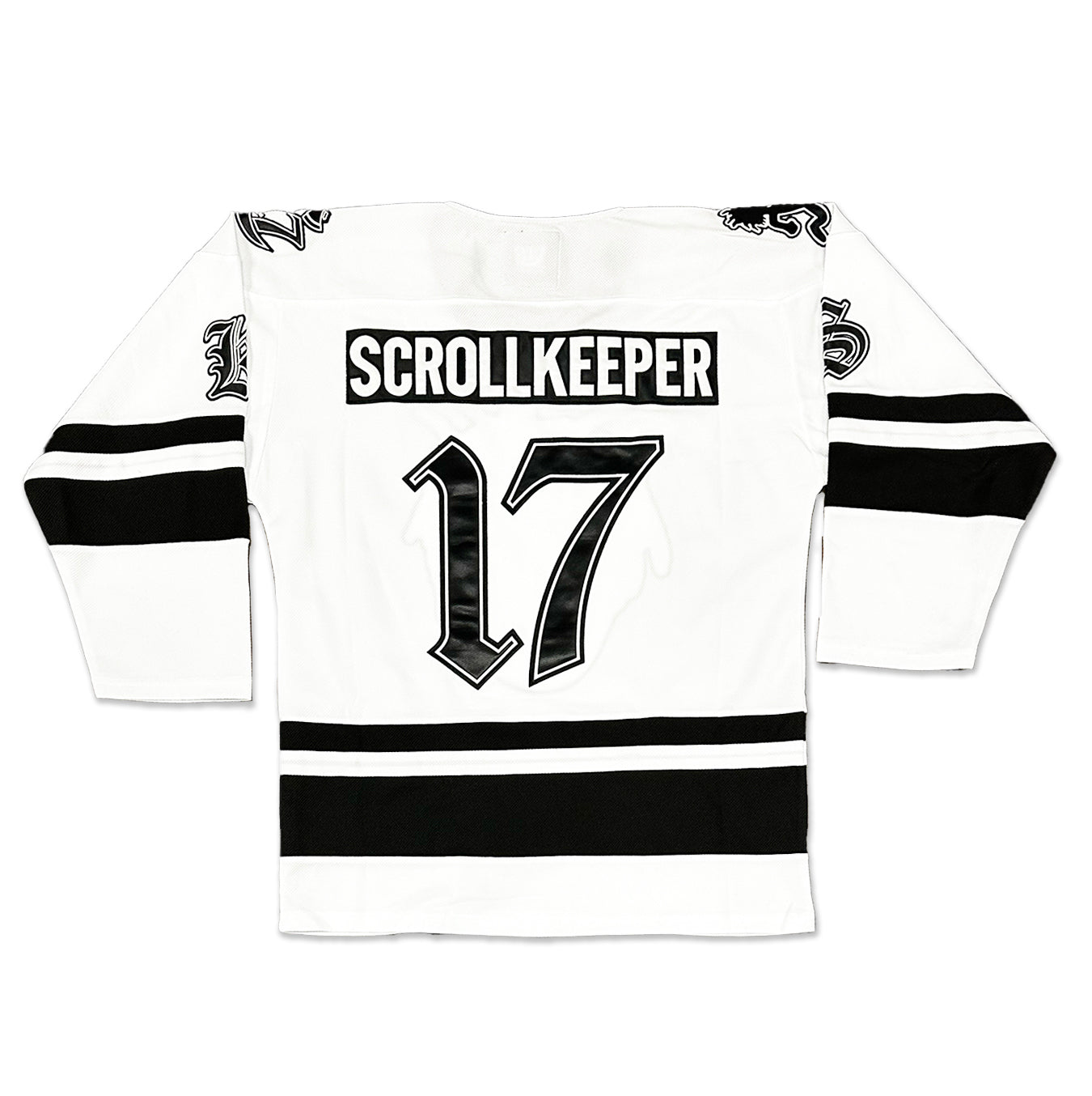 Ouija Macc ScrollKeeper Hockey Jersey - White