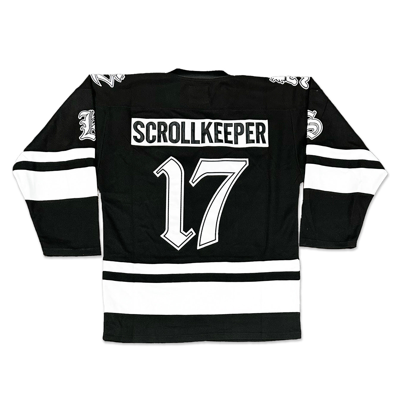 Ouija Macc ScrollKeeper Hockey Jersey - Black