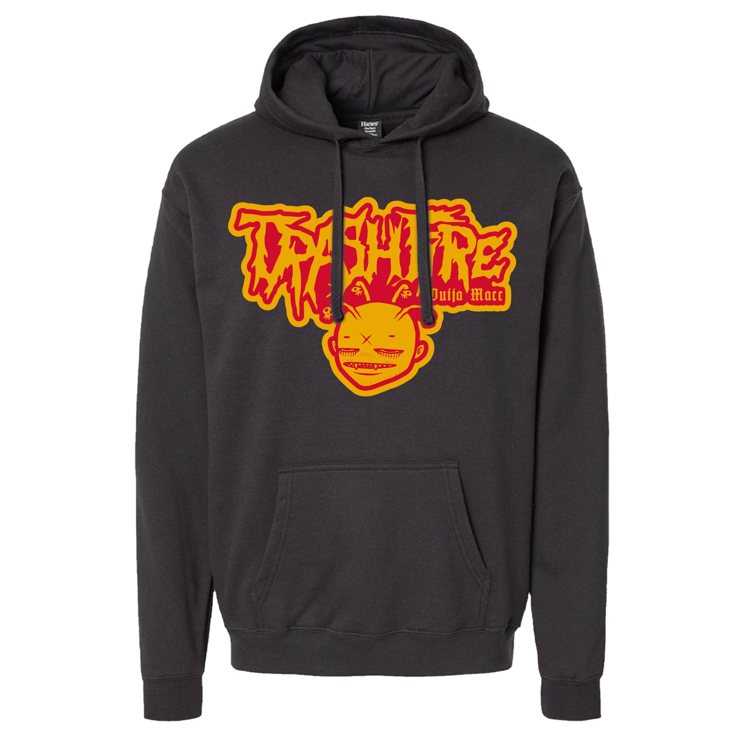 Trashfire - logo - HOODIE in BLACK