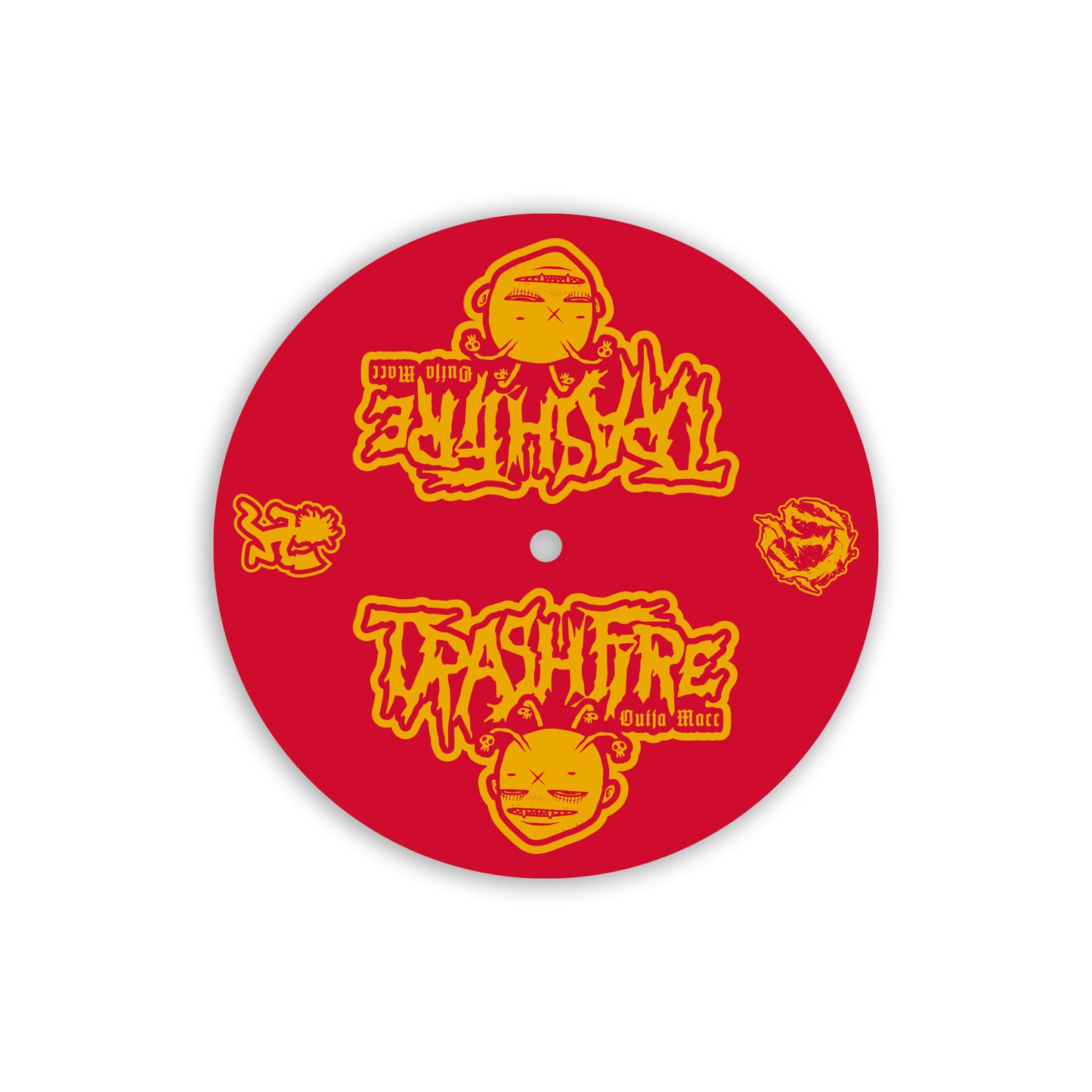 Vinyl Player Slip mat - Trashfire