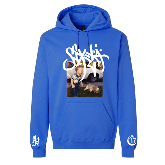Ouija Macc - Sixela Legna - Blue Hoodie [PRE-ORDER]
