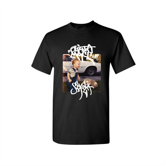 Ouija Macc - Sixela Baby Boy- Black Tee [PRE-ORDER]