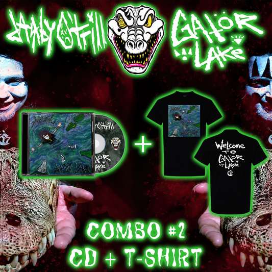 Combo 2 - Shirt + CD - DARBY O'TRILL - GATOR LAKE [PRE-ORDER]
