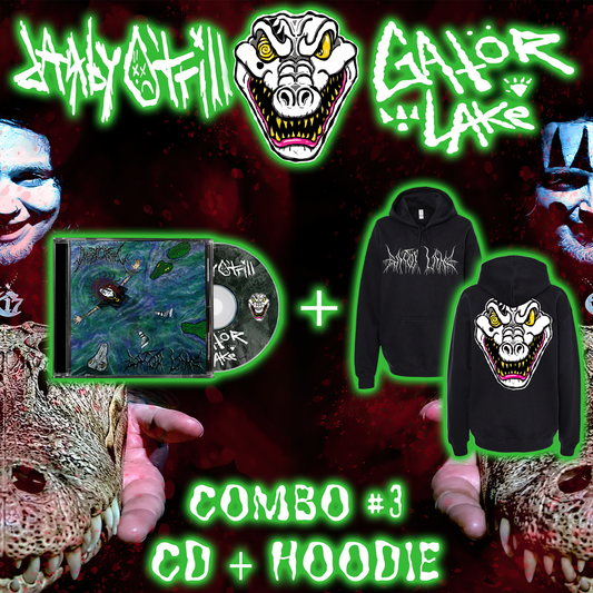 Combo 3 - Hoodie + CD - DARBY O'TRILL - GATOR LAKE [PRE-ORDER]