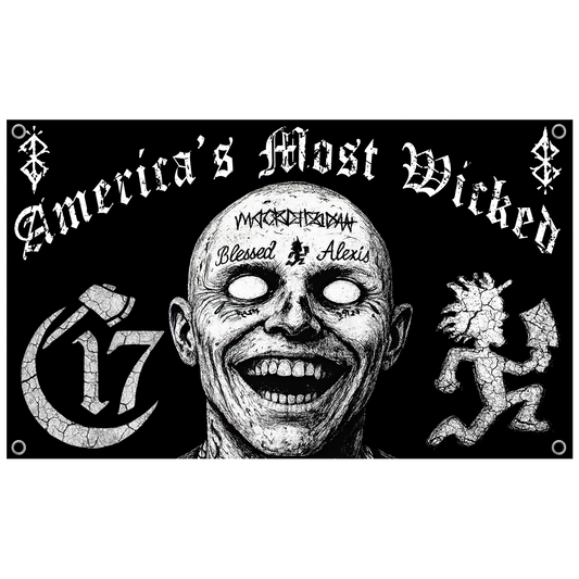 America's Most Wicked - AMW 5' x 3' Flag [Pre-Order]
