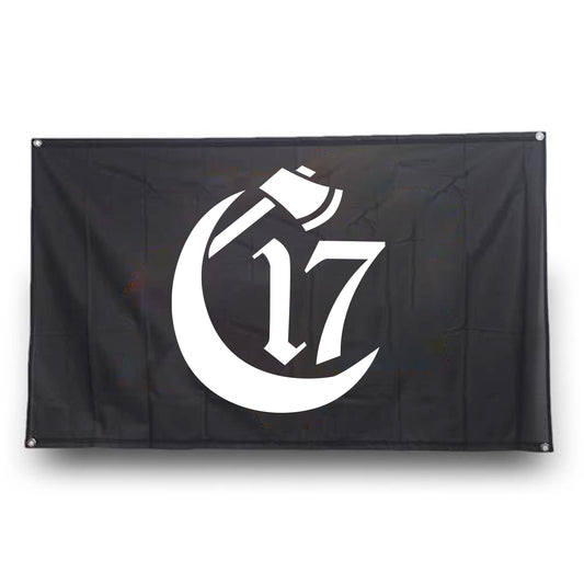 C17 - 5' x 3' Black Flag