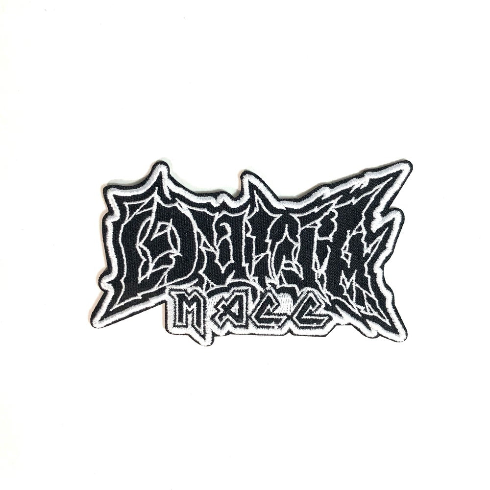 Ouija Macc - Text Logo - patch